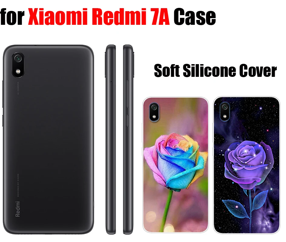 Чехол для Xiaomi Redmi 7A, мультяшный Мягкий силиконовый чехол для телефона, чехол для Xiaomi Redmi 7A Redmi7A, чехол 7 A, TPU, 5,45 дюймов