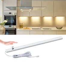 LED Under Cabinet Light Hand Sweep Sensor Night lamp 12V Hand Wave LED Bar Light For Bedroom,Kitchen Closet,Wardrobe,Stairs,Path