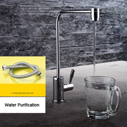 

Kitchen Faucet Single Cold / Water Purifier Water tap, Clean Water Filter purification Chrome Sink Mixer for Home(Hose as Gift)
