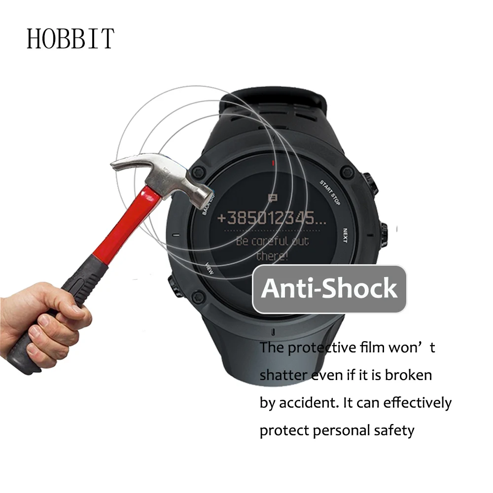 3 упаковки для спортивных смарт часов Suunto Ambit Peak Взрывозащищенная защитная пленка