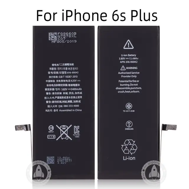 Made in 2019 High Capacity 3400mAh Batteries Replacement For Apple
