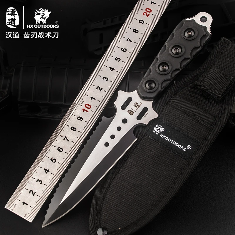 Комплект Электронных компонентов HX OUTDOORS Q 07 Зуб Лезвие Тактический нож для