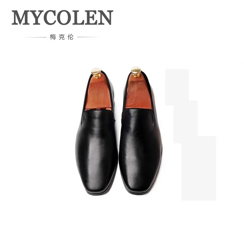 Sólido Herenschoenen Mycolen Casuais Homens Nova Masculinos Preto Reais De Couro Marca Chegada Sapatos Mocassins Negócios branco Da Preto Branco Moda aazwZrq