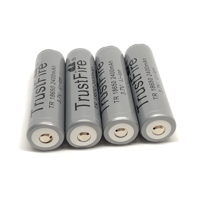 20pcs/lot TrustFire Protected 18650 3.7V 2400mAh Camera Torch Flashlight Lithium Battery 18650 Rechargeable Batteries with PCB 20pcs/lot TrustFire Protected 18650 3.7V 2400mAh Camera Torch Flashlight Lithium Battery 18650 Rechargeable Batteries with PCB