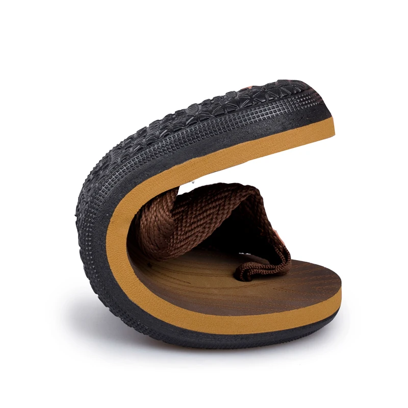Летние мужские дизайнерские Вьетнамки повседневные тапочки модные шлепанцы