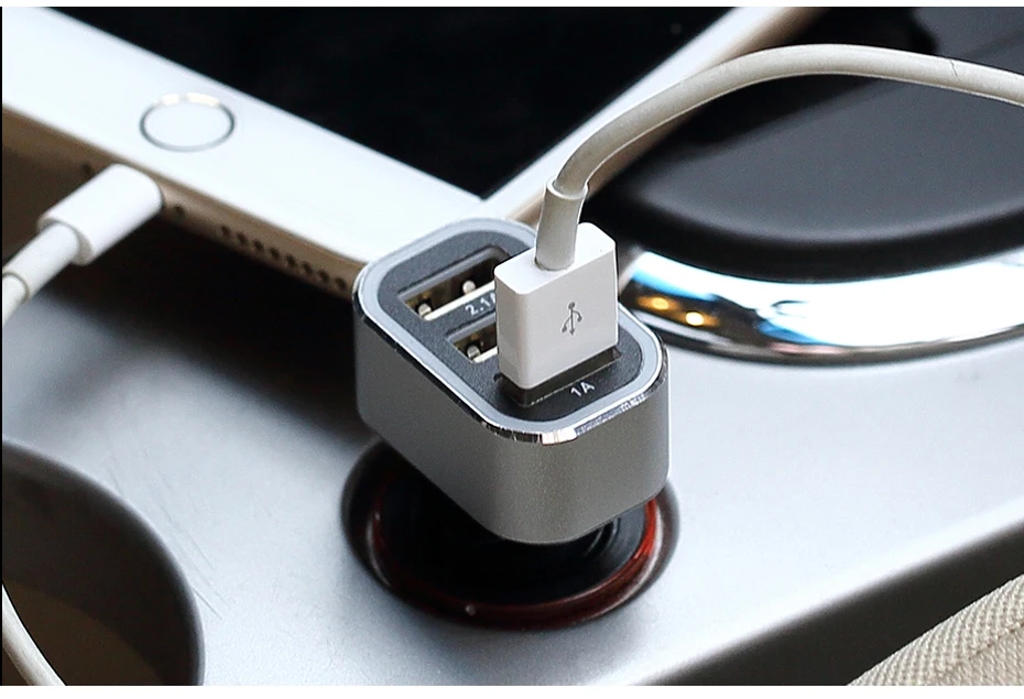 FERISING 5 В/5.2A универсальное 26 Вт автомобильное зарядное устройство 3 USB зарядное устройство адаптер портативное автомобильное зарядное устройство для iPhone X XR XS Max телефон планшет