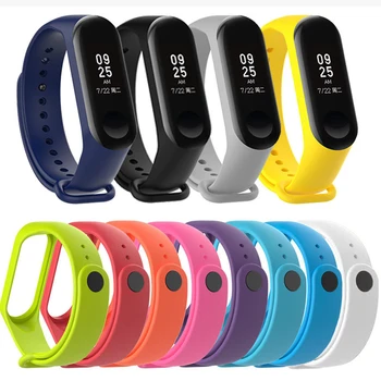 

Mi band3 Strap Bracelet Accessories for Xiaomi Mi band 3 Soft Silicone Wriststrap xiomi miband 3 miband3 Smart watch Wrist Strap