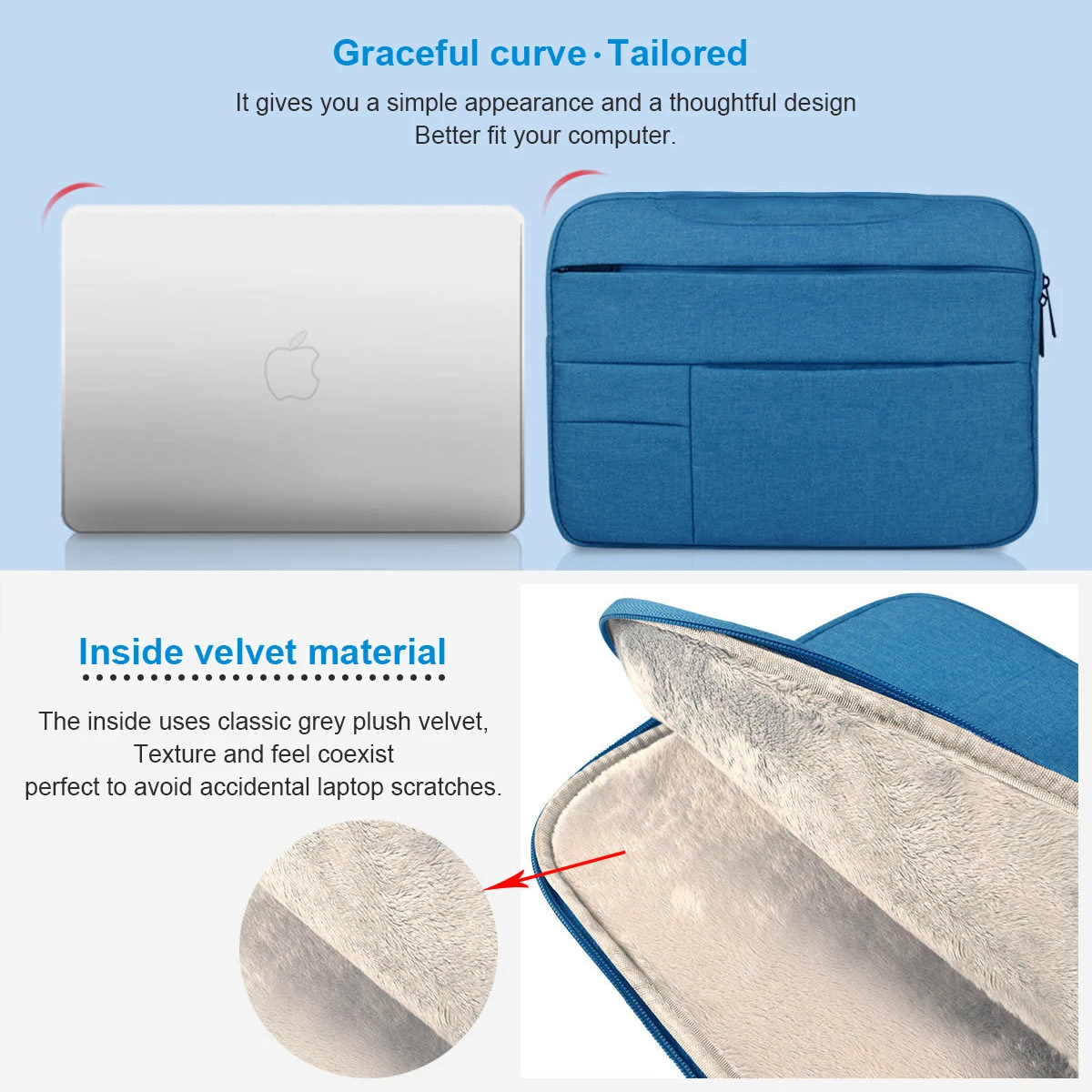 Laptop Sleeve Case Bag for Macbook Air 11 Air 13 Pro 13 Pro 15'' New Retina 12 13 15 Cover Notebook Handbag 14\ Laptop Sleeve Case Bag for Macbook Air 11 Air 13 Pro 13 Pro 15'' New Retina 12 13 15 Cover Notebook Handbag 14\