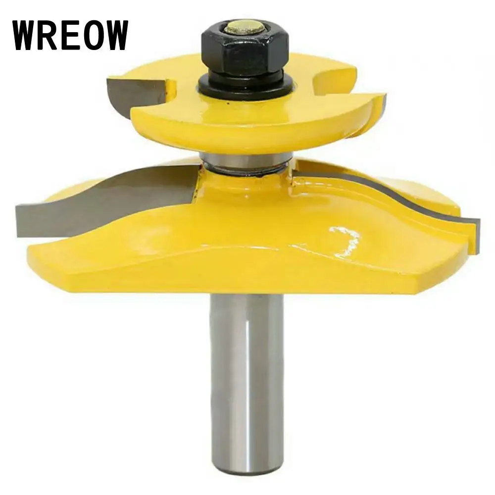 

1/2 Inch Shank Router Bit Woodworking Chisel Raised Panel Backcutter Cutter Tool Milling Cutter For MDF solid Wood Door Frames