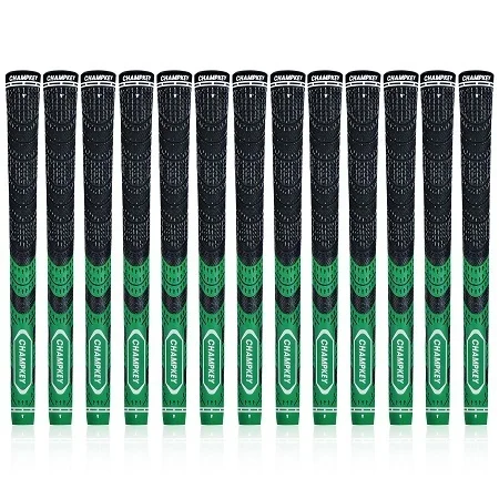 Champkey MCS клюшки для гольфа 10x многосоставные стандартные клюшки для клюшек для гольфа 10 цветов шнуровые резиновые ручки - Цвет: Green STD
