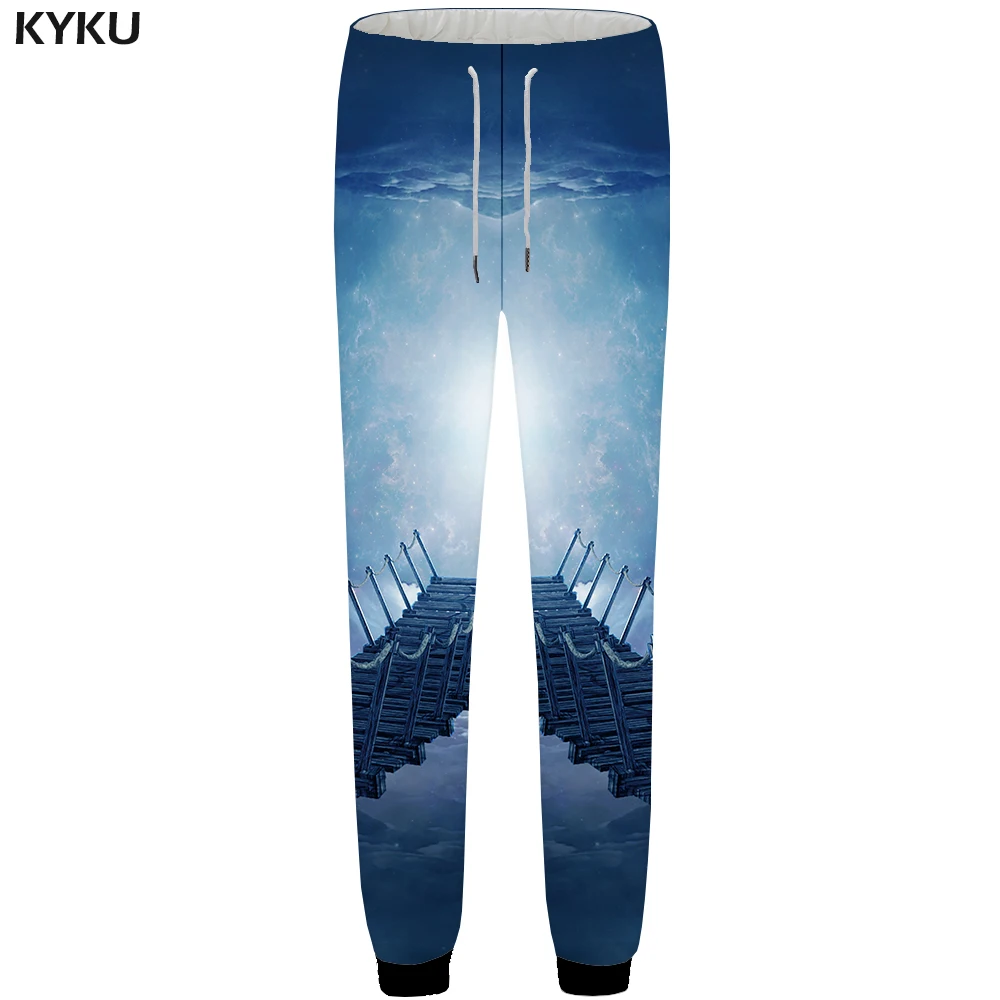 KYKU бренд музыка спортивные штаны Мужские штаны с рисунком Jogger живопись красочные 3d печать брюки мешковатые Бодибилдинг Фитнес мужские брюки