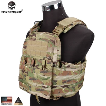 Emersongear CP Style CPC Tactical Vest Cage Plate Carrier Molle Hunting Cherry Plate Carrier Combat Gear EM7400 Black Multicam