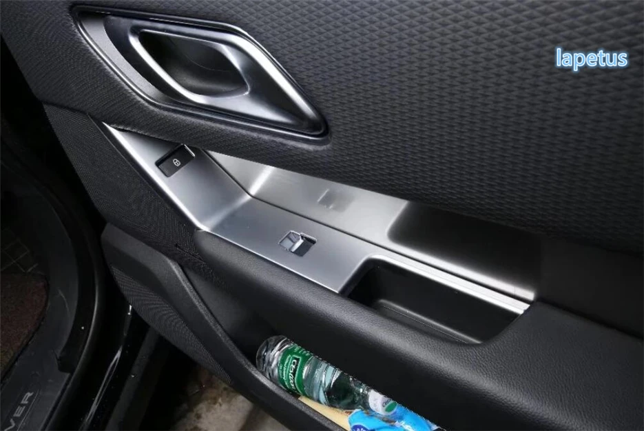 

Lapetus Inner Door Armrest Window Switch Control Decoration Frame Cover Trim For Land Rover Range Rover Velar 2018 2019 / ABS