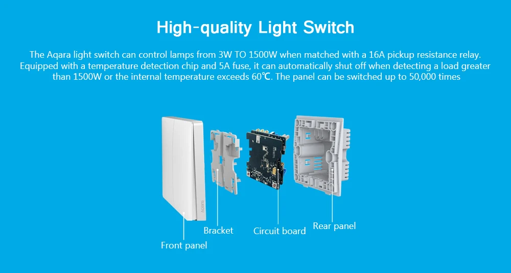 Xiao mi Aqara настенный выключатель, умный ZigBee Zero Line Fire Wire светильник с дистанционным управлением, беспроводной ключ, настенный переключатель mi Home