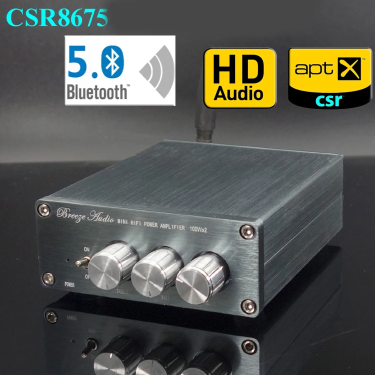 Цифровой стерео усилитель KYYSLB 50WX2 100WX2 BL50A CS8675 домашняя аудиосвязь Mini 4 2 5 0 Bluetooth Hi Fi
