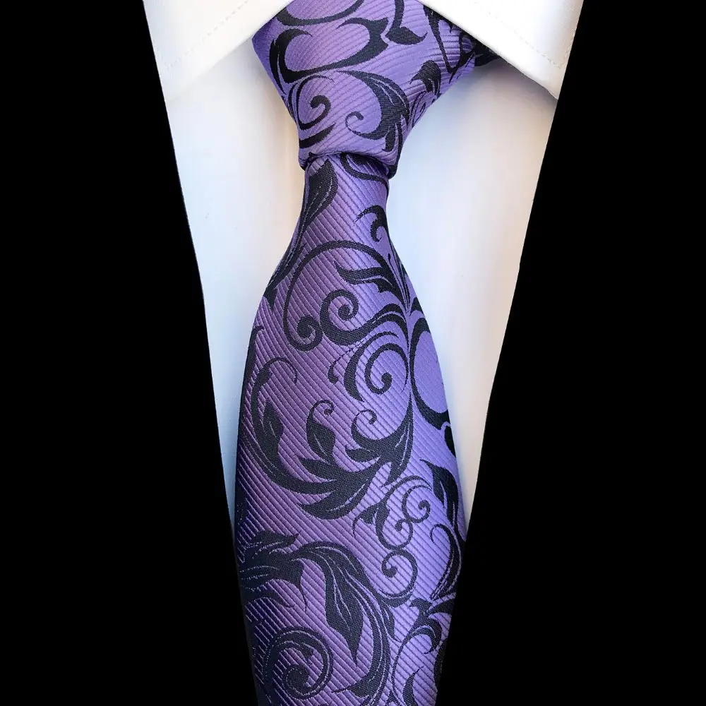 На каблуке высотой 8 см и Для мужчин классический галстук шелковый галстук из жаккардовой ткани в полоску с цветочным рисунком и с Cravatta Галстуки Шея галстук-бабочка мужской деловой, для жениха аксессуары для галстуков - Цвет: KT-228