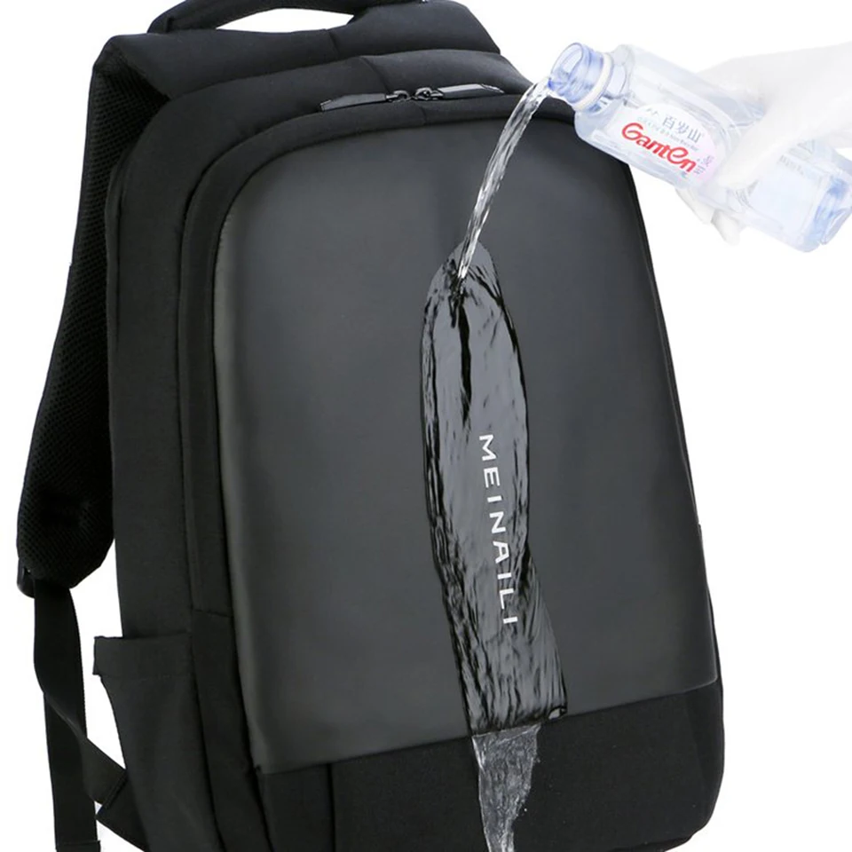 Рюкзак для ноутбука Водонепроницаемый рюкзаки зарядка через usb Bagpack Бизнес