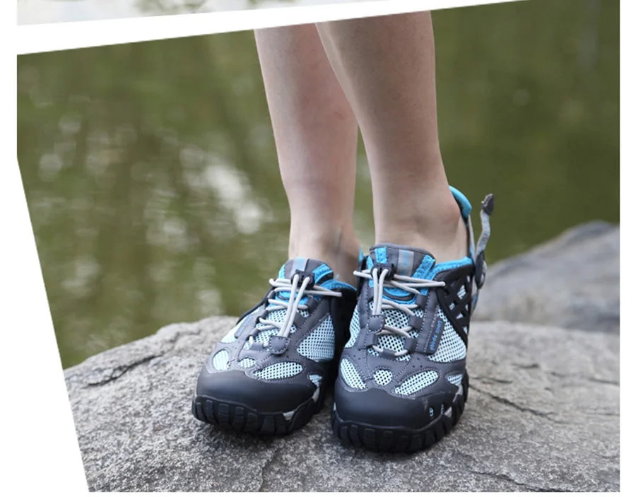 Sapatos de Água Respirável ao ar Tênis de Pesca Primavera Caminhadas Sandálias Mulheres Aqua Livre Trekking Casais Água Tkn 2020 18 Cheap Sapatos de natação