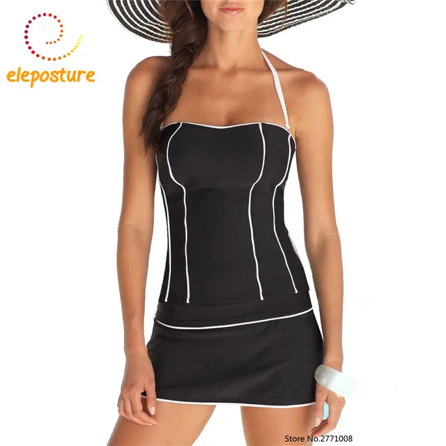 2019 Three Piece Swimsuit Plus Size Tankini Swimsuits Swimwear Women Push Up Bathing Suits