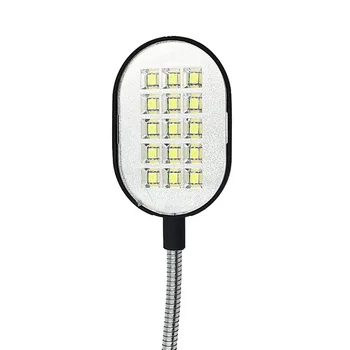 

Flexible Magnetic Base Computer Table Working Light Lamp 15 LED Study Flashlight