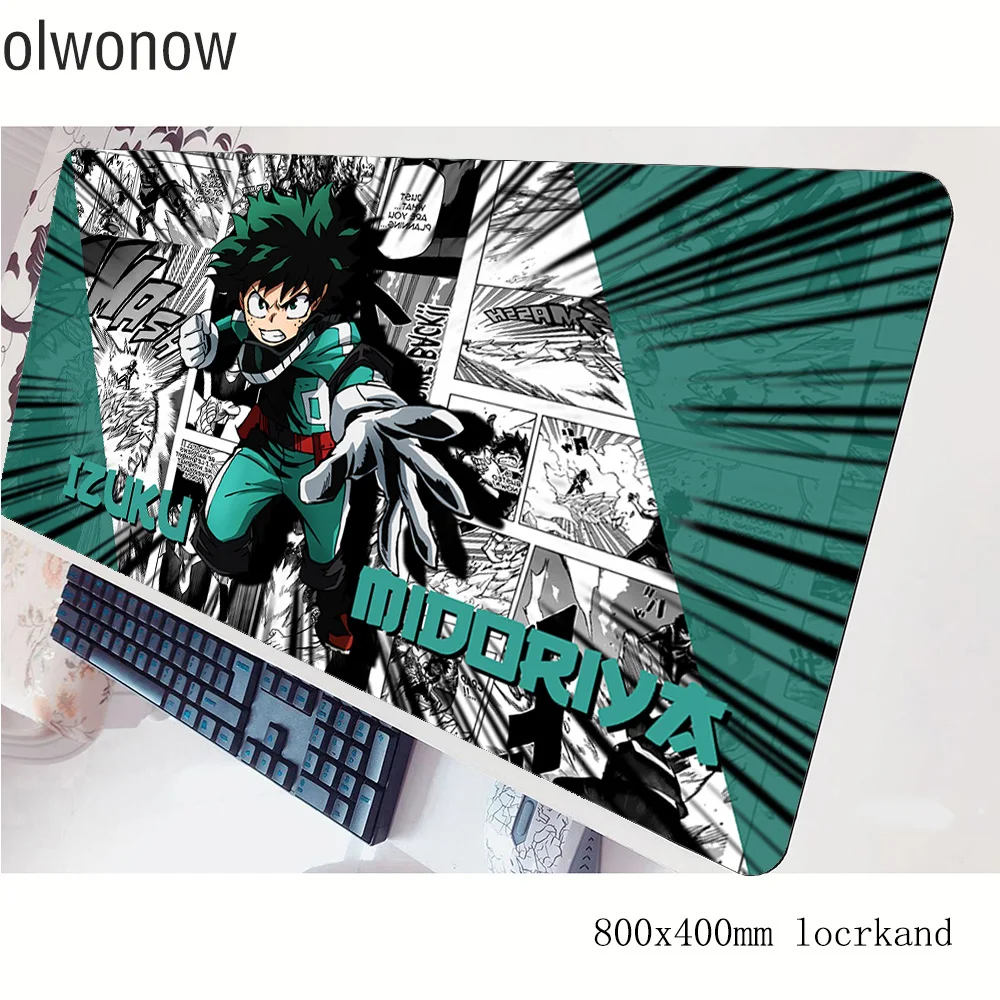 Игровой коврик для мыши my hero academic 800x400x3 мм аксессуары ноутбука эргономичный |