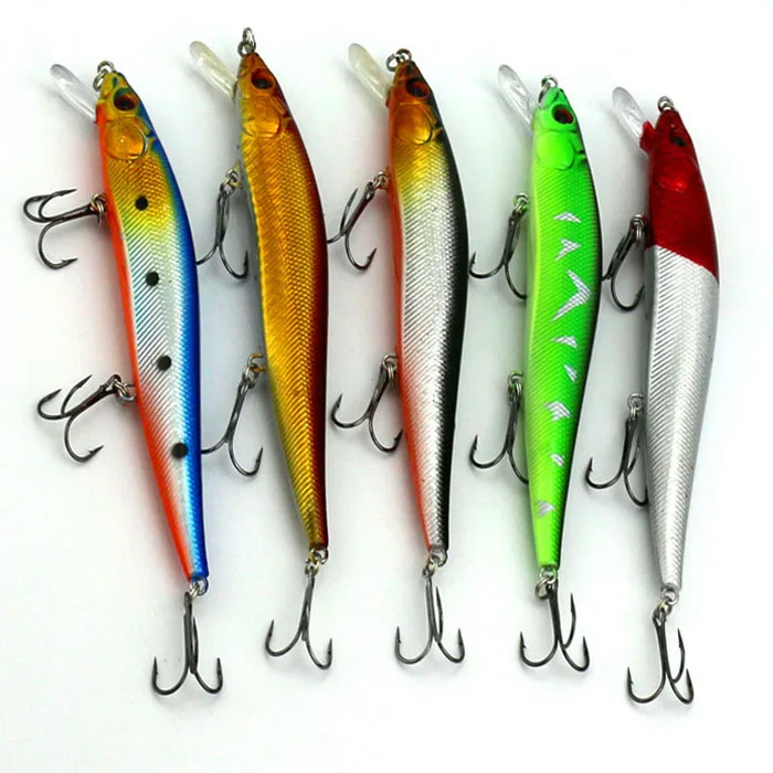 Isca de Pesca Iscas de Pesca Ferramenta de Pesca Lote Centímetros Minnow Biônico Baixo Crankbait Gancho Enfrentar 3d Olhos Perfeito 4 5pcs 14.05 23.02g 2 3D olhos Iscas De Pesca ferramenta de pesca perfeito 4 # gancho