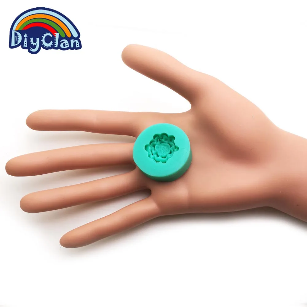 Силиконовые формы сделай сам для украшения торта форма помадки мини цветка