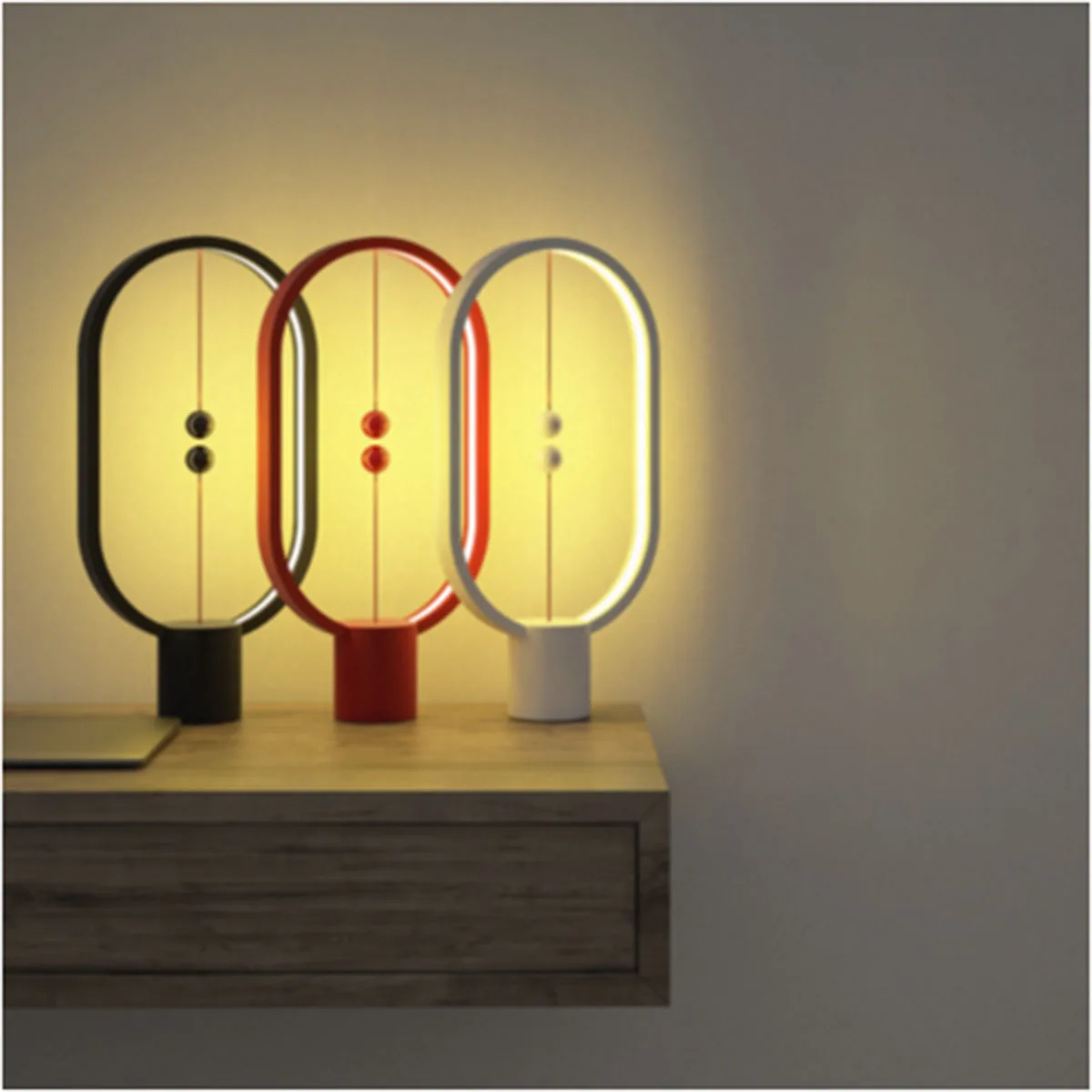 

Creative Heng Balance Lamp Mini Intelligent Magnetic Half-air Light LED Night Light Table Ambient Lamp USB Power Supply