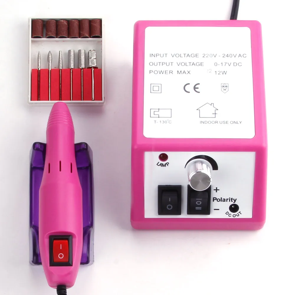 

Electric Manicure Set Professional Pedicure Cutters Nail Drill Bits Set Manicure Machine Apparatus Nail File Tools Ceramic Cutte