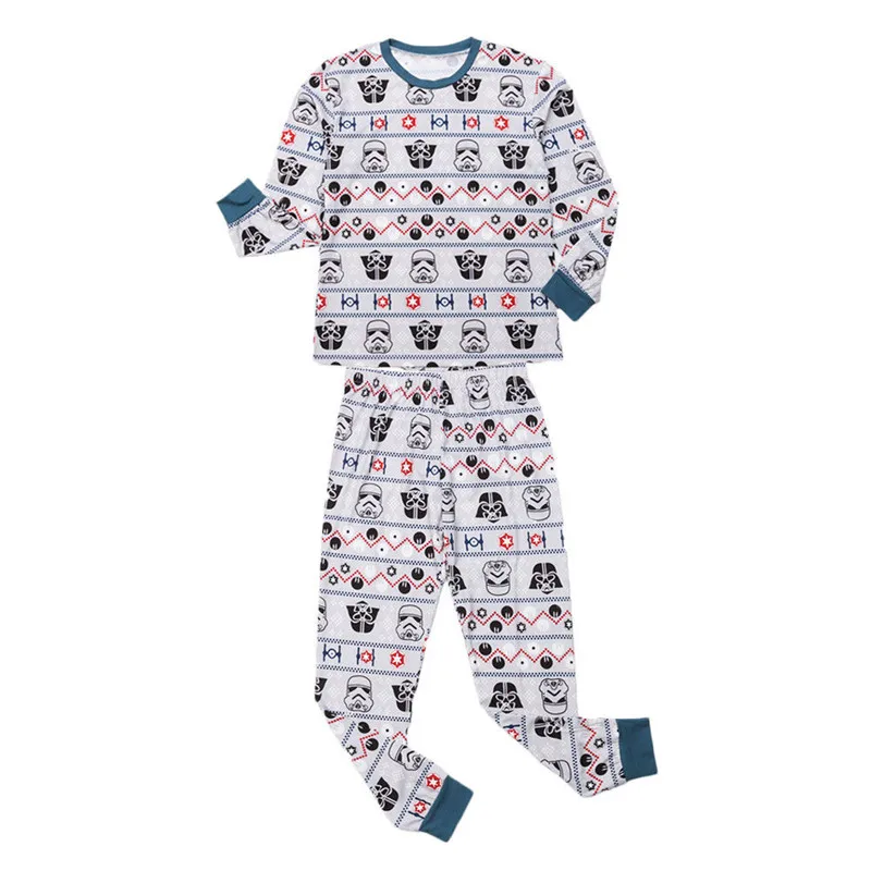 

2019 Christmas Family Matching Sleepwear Star Wars Fashion Family Pyjamas Xmas Top Quality Casual Christmas Family Nightwear