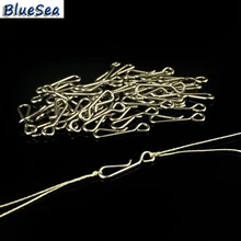BlueSea 1,3 см 50 шт./лот из нержавеющей стали рыболовные висячие оснастки рыболовный захват рыболовные снасти инструменты разъем