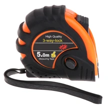 3 м 5 м 7,5 м сантиметровая лента-рулетка 3-полосная Блокировка Метрическая резиновая измерительная лента правило