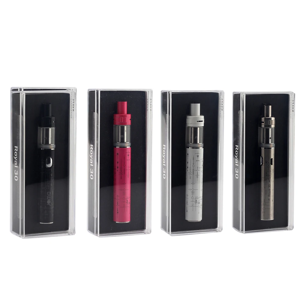 

Electronic Cigarette JomoTech Royal 30 Kit 1300mAh 18650 battery E-cigarette Vapor Mod 30W Vape Pens Vaporizer