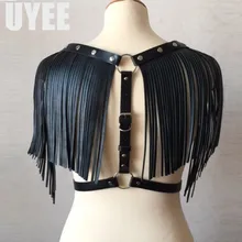 UYEE, модный сексуальный пояс, женское белье, жгут Харадзюку, для взрослых, фетиш, клетка для тела, подвязки, регулируемые, с кисточками, плечевые ремни, LB-157