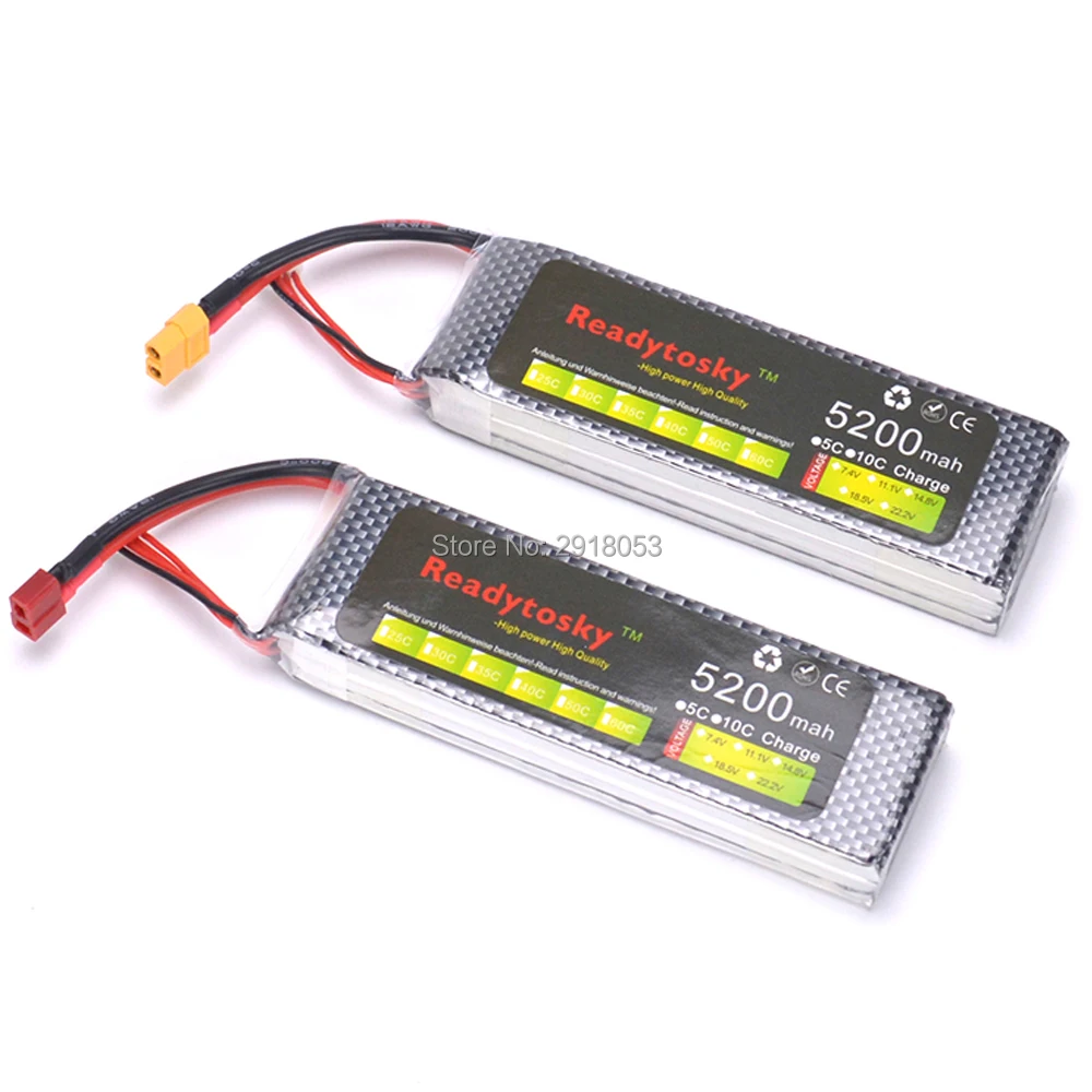 

Lipo battery 5200mAh 11.1v 35C 3S For RC Helicopter Car Quadcopter Remote Control toys Li-Polymer battey