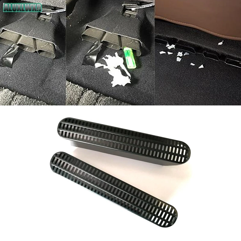 

2PCS Seat AC Heat Floor Air Conditioner Duct Vent Outlet Grille Cover trim For BMW X5 G05 2019 car Accessories