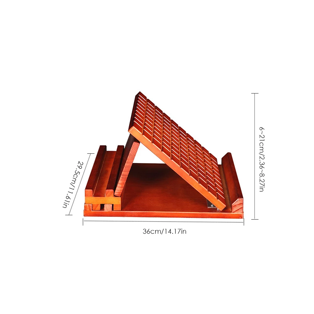 Фитнес твердой древесины стоящее складывание стула Йога косой растяжки педаль доска с наклоном Регулируемый икры носилки Тяговая пластина
