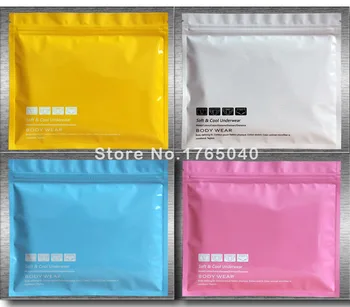 

18*15.5cm Blue colour socks, underwear, towel packing Bag Self sealing waterproof bag 100piece\lot Fast free shipping