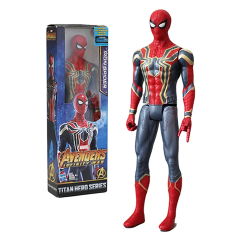 30cm Marvel Avengers Infinity War TITAN Thanos Spiderman Hulk Iron Man Captain America Thor Wolverine Action Figure Toys Dolls
