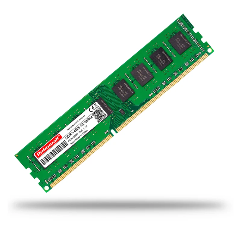 ANKOWALL DDR3 2 ГБ/4 ГБ/8 ГБ Оперативная память Memoria PC3 10600 12800 1333 МГц 1600 настольных компьютеров для Intel DIMM 240Pin 1,5 V CL9 CL11 NON-ECC