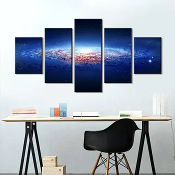 

Cosmic Nebula Poster Wall Art Giclees Painting Nordic Wall Picture Living Room or Kitchen Decor Mural Decoration Picture