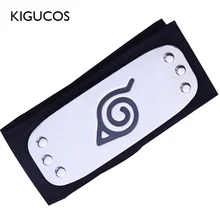 Kigucos anime naruto bandana para itachi kakashi cosplay adereços akatsuki bandana trajes de halloween adereços