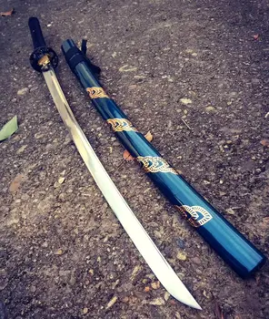 

High Performance T1095 High Carbon Steel Blade Full Tang/Very Sharp Japanese Samurai Sword Katana Cut Bamboo