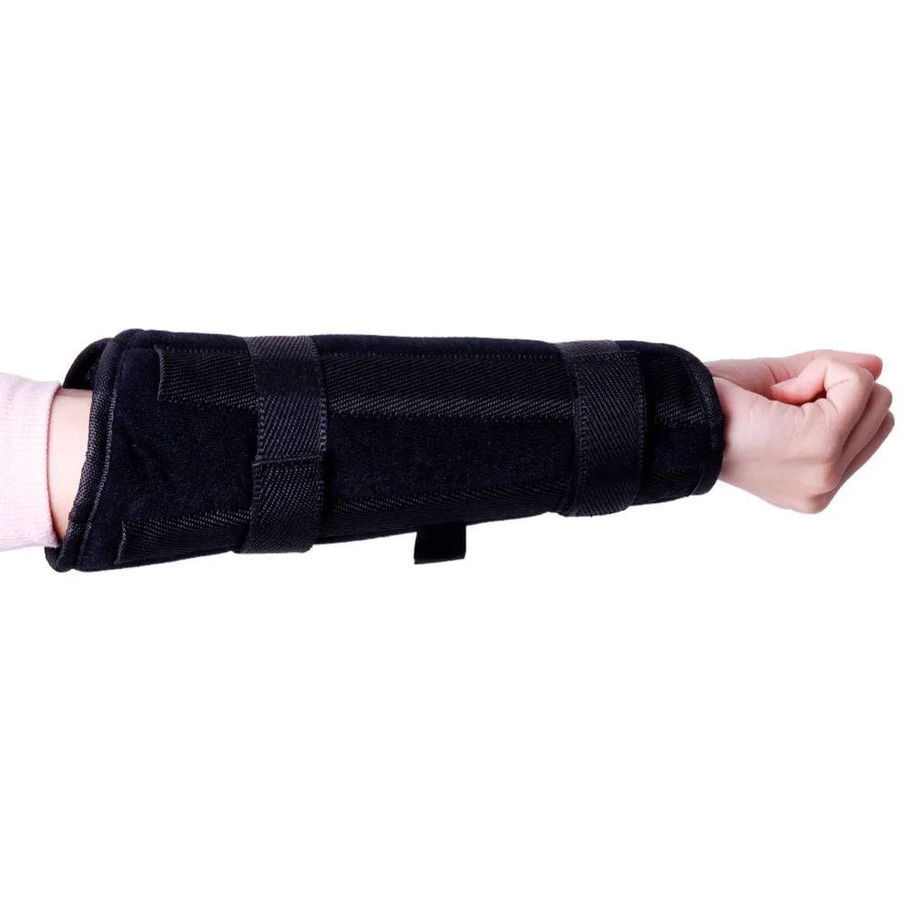 1pc Carpal Medical Wrist Support Sprain Forearm Splint Adjustable Breathable Wrist Brace Medical Arm Wrist Splint Black