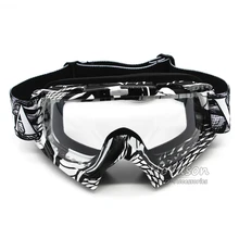 Прозрачные линзы очки, мотоциклетные очки винтажные пылезащитные лыжные сноубордические очки Dirt Bike Moto Gafas для мотоциклетных очков