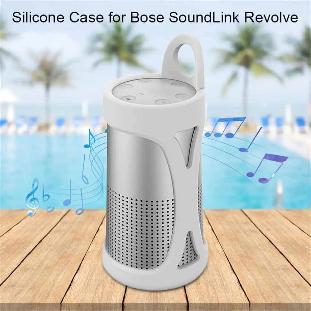 Силиконовый чехол Защитный чехол протектор для Bose SoundLink Revolve# BO