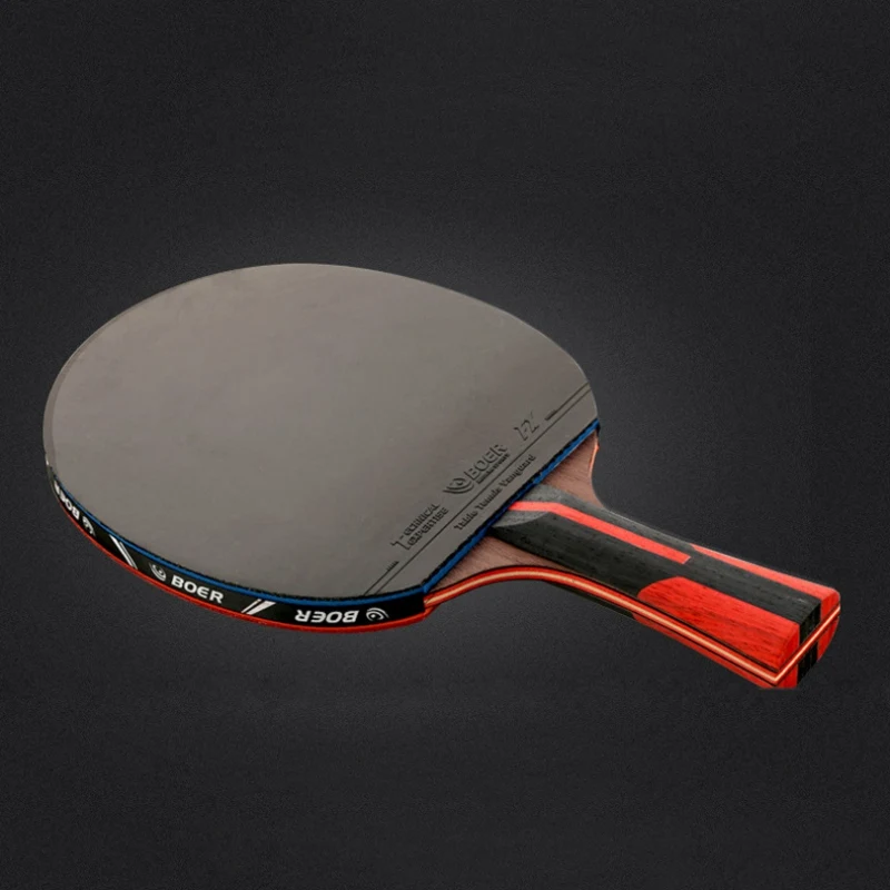 المهنية تنس طاولة مجداف بينغ بونغ مضرب لينة اسفنج مطاطي مريح طويل/مقبض قصير تنس طاولة مضرب