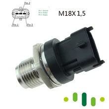 100% Test Fuel Rail High Pressure Sensor Common Injection Regulator Sender For CHEVROLET AVEO CAPTIVA EPICA 1.3 2.0 D 0281006158