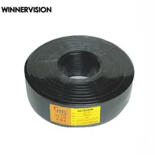 200 м BNC видео+ 2 ядра DC мощность CCTV кабель RG58 75-3+ 2*0,5 коаксиальный кабель для камеры безопасности аксессуары для видеонаблюдения