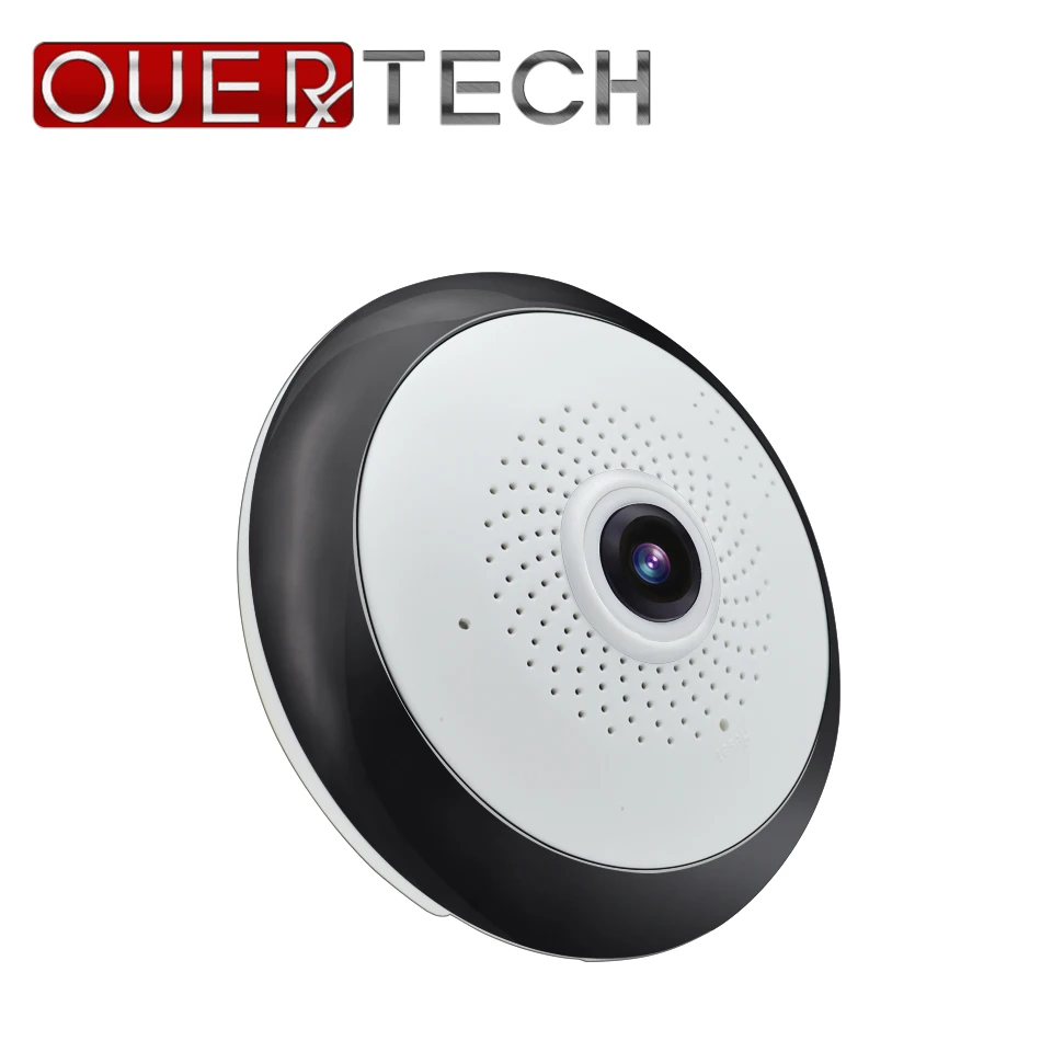 OUERTECH Full view wifi 360 градусов двухсторонняя аудио панорамная 1.3MP рыбий глаз Беспроводная Смарт ip-камера поддержка 64g приложение ICSEE